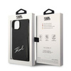 Karl Lagerfeld Signature Logo Cardslot - Etui iPhone 14 Plus (czarny)