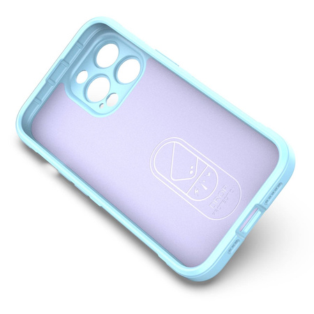 Magic Shield Case case for iPhone 13 Pro flexible armored case light blue