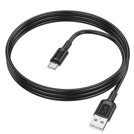 Borofone Kabel BX111 Feliz - USB na Typ C - 3A 1 metr czarny