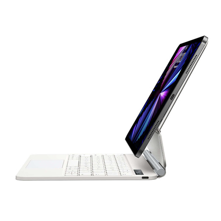 Magnetische Hülle mit Tastatur für iPad Pro 12,9&#39;&#39; Baseus Brilliance – weiß