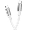 Borofone Kabel BX82 Bountiful - Typ C na Typ C - 60W 3A 1 metr biały