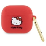 Hello Kitty Silikon 3D Kitty Head Hülle für AirPods 3 – Fuchsia