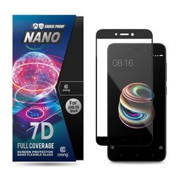 Crong 7D Nano Flexible Glass - Szkło hybrydowe 9H na cały ekran Xiaomi Redmi 5A