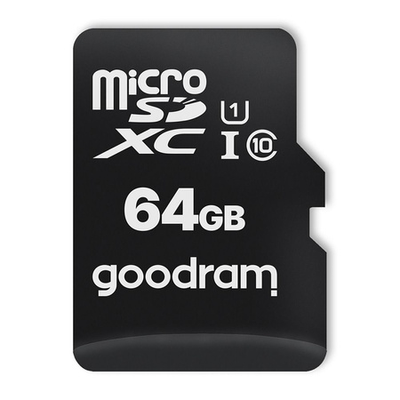 Goodram All in one 64 GB karta pamięci micro SD XC UHS-I class 10, adapter SD, czytnik kart micro SD OTG (USB, micro USB) (M1A4-0640R12)