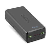 Powerbank SBS TTBB30000PD20K 30000 mAh 2 x USB-C 2 x USB-A - black