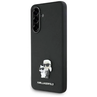 Etui Karl Lagerfeld Saffiano w/ K&C Metal Logo na Samsung Galaxy A56 - czarne