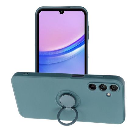 Futerał SILICONE RING do SAMSUNG Galaxy A15 5G zielony