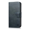 iCarer Oil Wax Wallet Case 2in1 Case iPhone 14 Anti-RFID Leder Flip Case Blau (WMI14220721-BU)