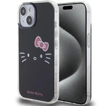 Hello Kitty IML Kitty Face case for iPhone 15 - black