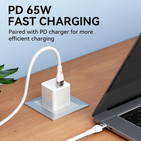 Wozinsky WSTCC2 USB-C / USB-C PD 65W cable 2 m - white