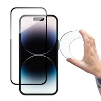 Wozinsky Full Cover Flexi Nano Glass gehärtetes Glas für iPhone 14 Pro Max flexibel mit schwarzem Rahmen