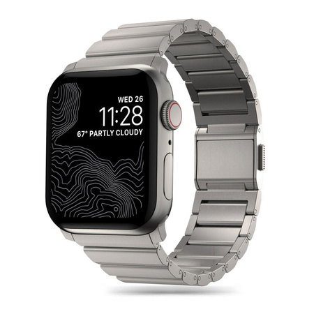 TECH-PROTECT STEELBAND APPLE WATCH 6 / 7 / 8 / 9 / 10 / SE / ULTRA 1 / 2 (44 / 45 / 46 / 49 MM) TITANIUM