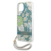 Schutzhülle IPHONE 13 Guess Hardcase Flower Strap (GUHCP13MHFLSN) grün