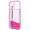 Karl Lagerfeld Liquid Glitter Translucent Elongated Logo Case – Etui iPhone 14 Pro (różowy)