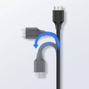 Ugreen kabel przewod USB Typ C - micro USB Typ B SuperSpeed 3.0 1m czarny (US312 20103)