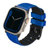 Uniq Armband Linus Apple Watch Series 1/2/3/4/5/6/7/8/SE/SE2/Ultra 42/44/45/49 mm Airosoft Silikon Blau/Racing Blau