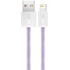 Baseus Dynamic cable USB to Lightning, 2.4A, 1m (purple)