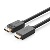 Ugreen kabel przewód HDMI - DisplayPort 4K 30 Hz 32 AWG 3 m czarny (DP101 10203)