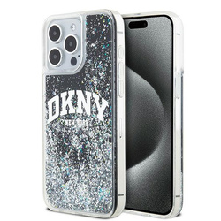 DKNY DKHCP15XLBNAEK iPhone 15 Pro Max 6.7" czarny/black hardcase Liquid Glitter Big Logo