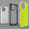 Honeycomb Case armor cover with TPU Bumper for iPhone 13 Pro blue