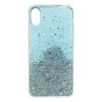 Wozinsky Star Glitter błyszczące etui pokrowiec z brokatem Samsung Galaxy A30 niebieski