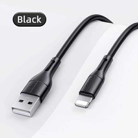 USAMS Kabel U68 lightning 2A Fast Charge 1m czarny/black SJ500USB01 (US-SJ500)