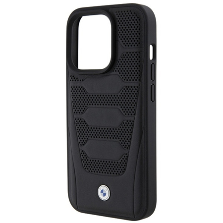 BMW Leather Seats Pattern case for iPhone 15 Pro Max - black