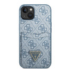 Schutzhülle IPHONE 13 MINI Guess Hardcase 4G Triangle Logo Cardslot (GUHCP13SP4TPB) blau