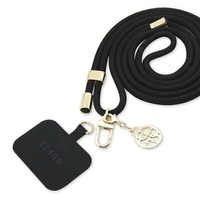 Guess GUOUCNMG4EK Universal CBDY Cord Strap schwarz/schwarz Nylon 4G Metall Charm