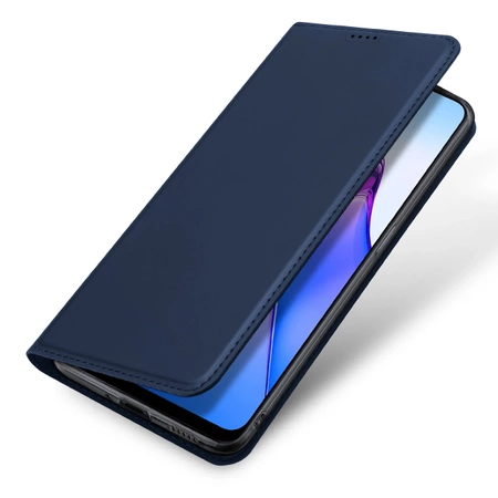 Dux Ducis Skin Pro etui Oppo Reno 8 Pro pokrowiec z klapką portfel na kartę podstawka niebieskie