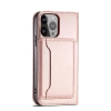 Magnet Card Case case for iPhone 14 Pro flip cover wallet stand pink