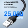 Wozinsky WNBAL2 USB-A / Lightning 2.4A cable 2 m - black