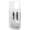 Karl Lagerfeld KLHCP14LLBKLCS iPhone 14 Pro 6,1" srebrny/silver hardcase Liquid Glitter Big KL