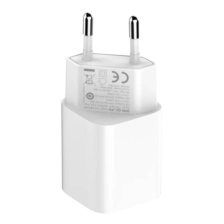 MFi wall charger LDNIO A2318M, USB-C+USB, USB-C to Lightning 20W