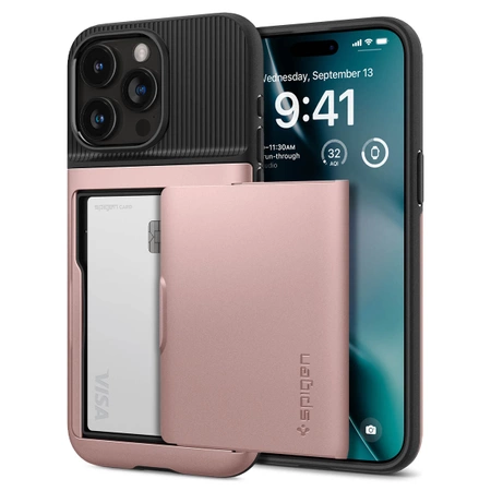 Spigen Slim Armor CS, Roségold - iPhone 15 Pro Max