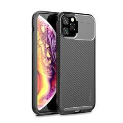 IPHONE 11 PRO MAX Case Armored Shockproof Carbon Fiber black