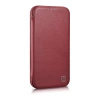 iCarer CE Premium Leather Folio Case iPhone 14 Plus Magnetic Flip Leather Folio Case MagSafe Red (WMI14220715-RD)