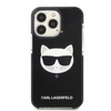 Original Case IPHONE 13 PRO Karl Lagerfeld Hardcase Choupette Head black