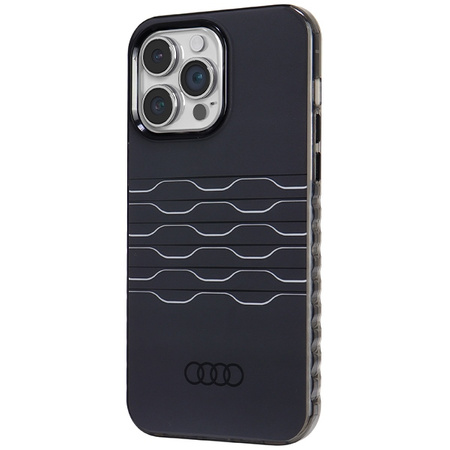 Audi IML MagSafe Case iPhone 14 Pro Max 6.7" czarny/black hardcase AU-IMLMIP14PM-A6/D3-BK