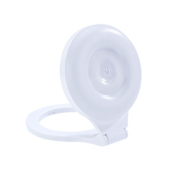 Podstawka magnetyczna do telefonu z lampką kompatybilna z MagSafe L8 biała