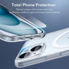 ESR Classic Pro Set Halolock MagSafe Hülle + Glas für Display und Kamera für iPhone 15 – transparent