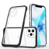 Clear 3in1 case for iPhone 11 Pro Max case gel cover with frame black