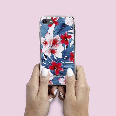 Crong Flower Case – Etui iPhone SE 2020 / 8 / 7 (wzór 03)