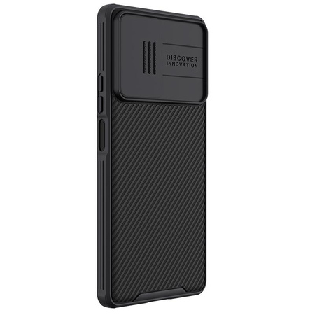 Xiaomi Redmi Note 12 Turbo / Xiaomi Poco F5 Armor Case mit Kameraabdeckung Nillkin CamShield Pro Case – Schwarz