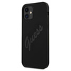 Guess GUHCP12SLSVSBK iPhone 12 mini 5,4" czarny/black hardcase Script Vintage