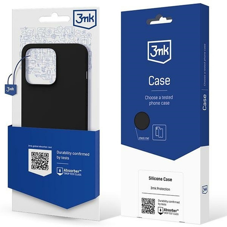 iPhone 13 Pro 3mk Silicone Case Series - Black