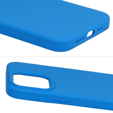 Silicone Lite Case do Motorola Edge 40 5G niebieski