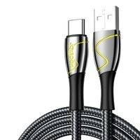 Joyroom Mermaid series kabel USB - USB Typ C 3A 1,2m czarny (S-1230K6)