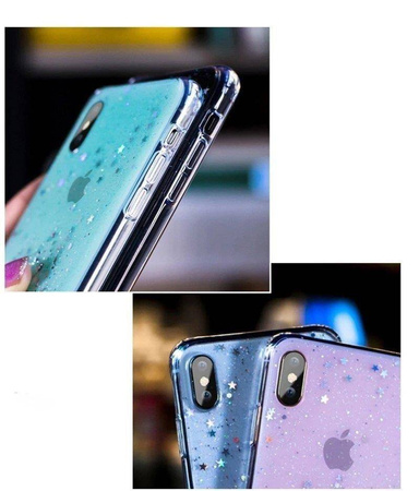 Wozinsky Star Glitter błyszczące etui pokrowiec z brokatem iPhone 12 Pro Max różowy