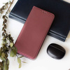 Etui Smart Magnetic do Xiaomi Redmi 12 4G burgundowe